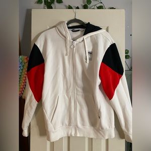 Puma Medium Red/Black/White Zip Up